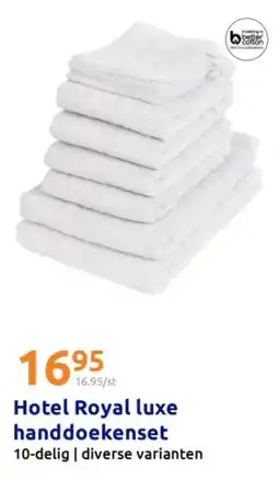 Action Hotel Royal luxe handdoekenset aanbieding