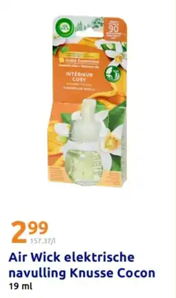 Action Air Wick elektrische navulling Knusse Cocon aanbieding