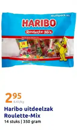 Action Haribo uitdeelzak Roulette-Mix aanbieding