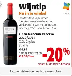 Colruyt Finca Museum Reserva 2020/2021 aanbieding