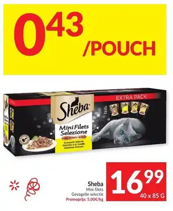 Intermarché Sheba 40x85g aanbieding