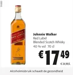 Colruyt Johnnie Walker aanbieding
