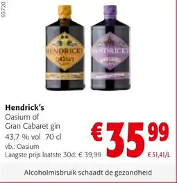 Colruyt Hendrick's aanbieding