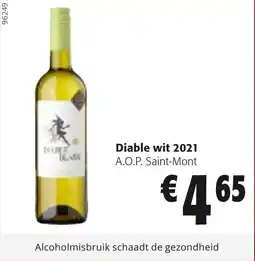 Colruyt Diable wit 2021 aanbieding