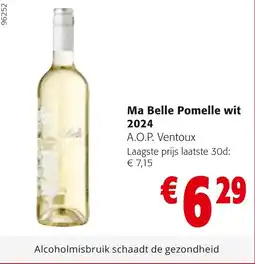 Colruyt Ma Belle Pomelle wit 2024 aanbieding