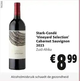 Colruyt Stark-Condé 'Vineyard Selection' Cabarnet Sauvignon 2023 aanbieding