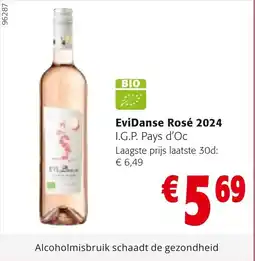Colruyt EviDanse Rosé 2024 aanbieding