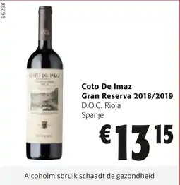 Colruyt Coto De Imaz Gran Reserva 2018/2019 aanbieding