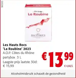 Colruyt Les Hauts Rocs 'La Roubine' 2023 aanbieding