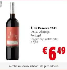 Colruyt Álibi Reserva 2021 aanbieding
