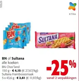 Colruyt Sultana Framboossmaak aanbieding