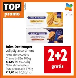 Colruyt Natuurboterwafels Pure chocolade aanbieding