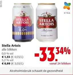 Colruyt Stella Artois 5.2% vol aanbieding