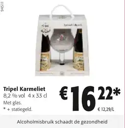 Colruyt Tripel Karmeliet 8 aanbieding