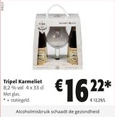 Colruyt Tripel Karmeliet 8 aanbieding