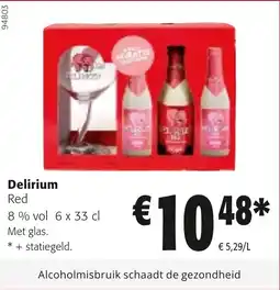 Colruyt Delirium Red aanbieding