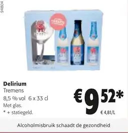 Colruyt Delirium Tremens aanbieding