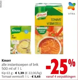 Colruyt Knorr Kip aanbieding