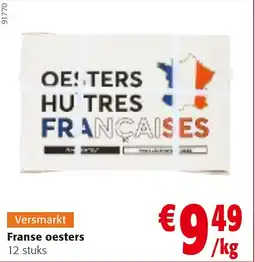 Colruyt Franse oesters aanbieding