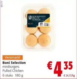 Colruyt Boni Selection miniburgers aanbieding