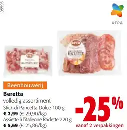 Colruyt Beretta Stick di Pancetta Dolce aanbieding