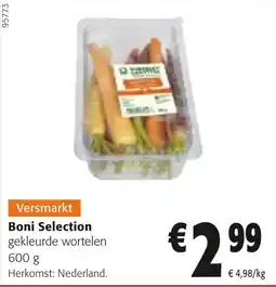 Colruyt Boni Selection gekleurde wortelen aanbieding
