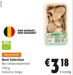 Colruyt Boni Selection Bio oesterzwammen aanbieding