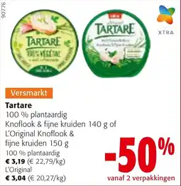 Colruyt Tartare L'Original aanbieding