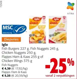 Colruyt Iglo Fish Nuggets aanbieding