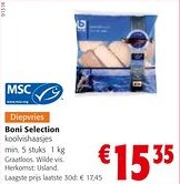 Colruyt Boni Selection koolvishaasjes aanbieding