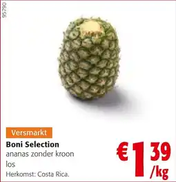 Colruyt Boni Selection ananas zonder kroon aanbieding