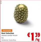 Colruyt Boni Selection ananas zonder kroon aanbieding