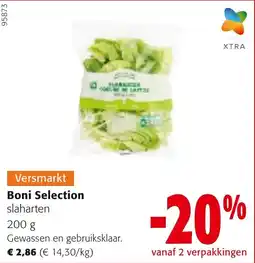 Colruyt Boni Selection slaharten aanbieding