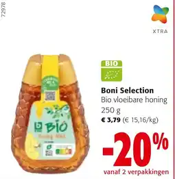 Colruyt Boni Selection Bio vloeibare honing aanbieding