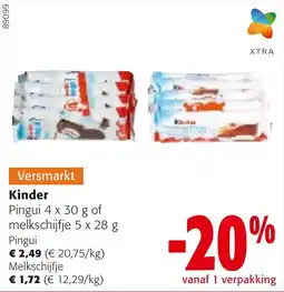Colruyt Kinder Melkschijfje aanbieding