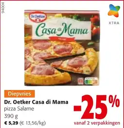 Colruyt Dr. Oetker Casa di Mama pizza Salame aanbieding