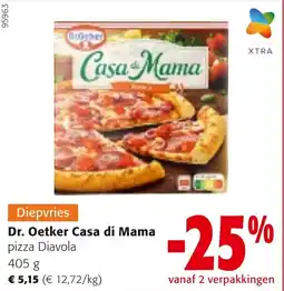 Colruyt Dr. Oetker Casa di Mama pizza Diavola aanbieding
