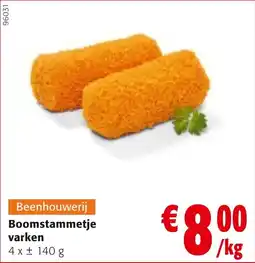 Colruyt Boomstammetje varken aanbieding