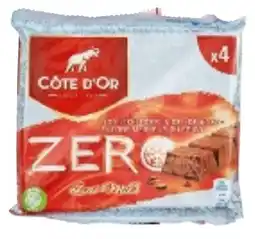 Colruyt Côte d'Or Chocoladereep Zero Melk aanbieding