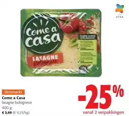 Colruyt Come a Casa Lasagne Bolognese aanbieding