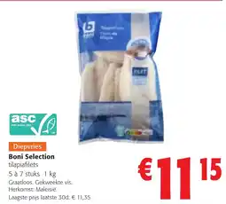 Colruyt Boni Selection Tilapiafilets aanbieding