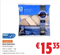 Colruyt Boni Selection Koolvishaasjes aanbieding