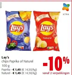 Colruyt Lay’s Paprika aanbieding