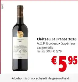 Colruyt Château La France 2020 aanbieding
