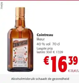 Colruyt Cointreau likeur 40 % vol 70 cl aanbieding