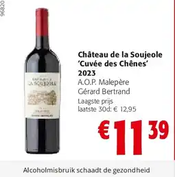 Colruyt Château de la Soujeole ‘Cuvée des Chênes’ 2023 aanbieding