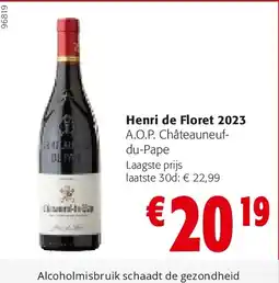 Colruyt Henri de Floret 2023 aanbieding