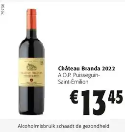 Colruyt Château Branda 2022 aanbieding