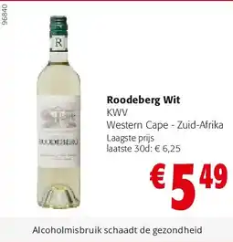 Colruyt Roodeberg Wit aanbieding