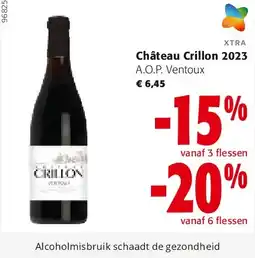 Colruyt Château Crillon 2023 aanbieding